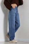 Kadın Baggy Kot Pantolon Mavi Model TV-102577