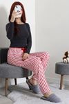 Kadın Milan Havlu Kemer Pijama Altı Pembe
