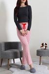 Kadın Milan Havlu Kemer Pijama Altı Pembe