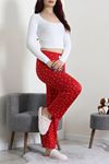 Kadın Sandy Soft Pijama Altı Kırmızı