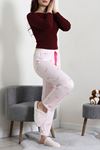 Kadın Sandy Soft Pijama Altı Pembeçizgili