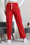 Kadın Sandy Soft Pijama Altı Kırmızı