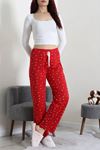 Kadın Sandy Soft Pijama Altı Kırmızı