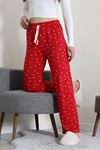 Kadın Sandy Soft Pijama Altı Kırmızı