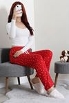Kadın Sandy Soft Pijama Altı Kırmızı