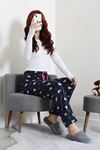 Kadın Sandy Soft Pijama Altı Lacivertayı