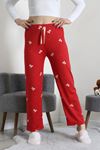 Kadın Sandy Soft Pijama Altı Kırmızıayı