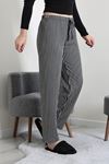 Kadın Sandy Soft Pijama Altı Siyahçizgili