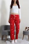 Kadın Sandy Soft Pijama Altı Kırmızıayı