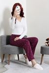 Kadın Sandy Soft Pijama Altı Mürdümkalpli