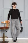 2 İplk Penye Erkek Uzun Kol Sweatshirt Siyah