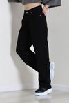 Kadın Baggy Kot Pantolon Siyah