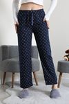 Kadın Sandy Soft Pijama Altı Lacivertpuanlı