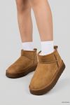 Süet İç Astar Çocuk Bot Taba