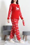 Kadın Welsoft Pijama Takımı Kırmızıgeyik