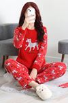 Kadın Welsoft Pijama Takımı Kırmızıgeyik