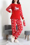 Kadın Welsoft Pijama Takımı Kırmızıgeyik