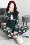 Kadın Welsoft Pijama Takımı Zümrütbeyaz