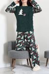 Kadın Welsoft Pijama Takımı Zümrütbeyaz