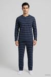 Selanik Erkek Pijama Takımı Lacivert