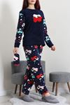 Kadın Welsoft Pijama Takımı Lacikırmızı