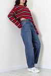 Kadın Baggy Kot Pantolon Mavi Model TV-103548