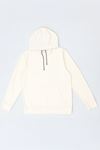 Şardonlu Pike Kapuşonlu Kanguru Cepli Erkek Sweatshirt Taş